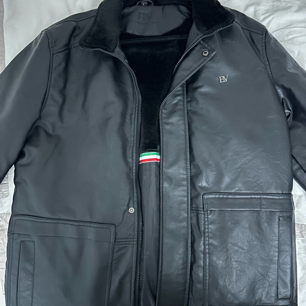 Men's Black Leather Jacket